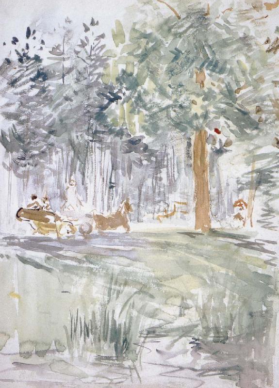 Berthe Morisot Carriage Sweden oil painting art